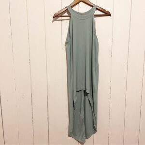 Noisy may Light Green High-Low Tank Top